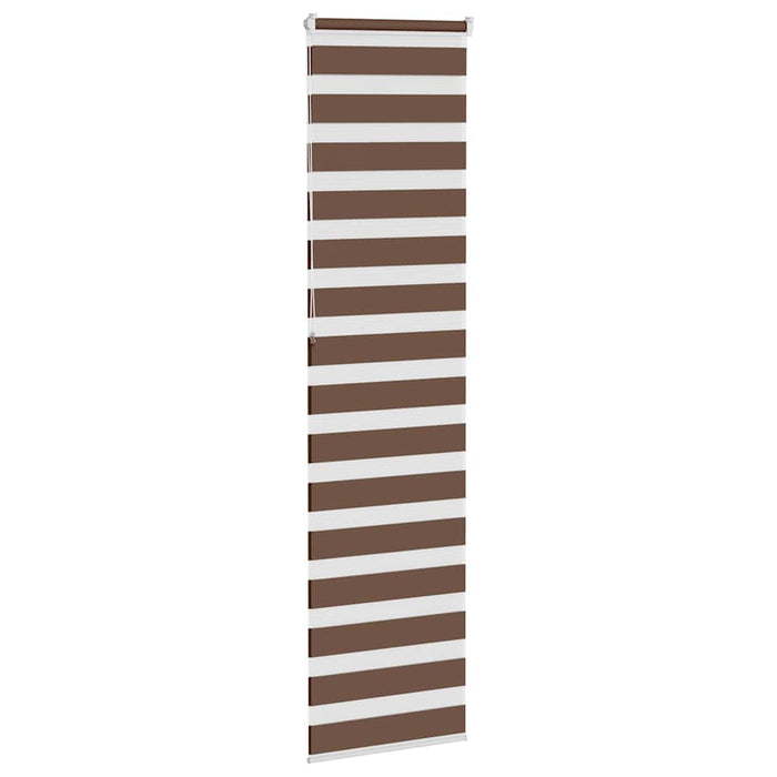 Jaluzea tip zebra maro lățime țesătură 60,9 cm poliester - WALTI WALTI
