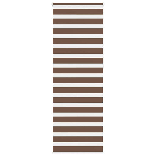 Jaluzea tip zebra maro lățime țesătură 65,9 cm poliester - WALTI WALTI