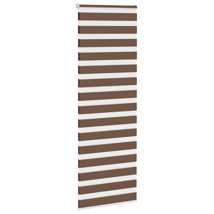 Jaluzea tip zebra maro lățime țesătură 65,9 cm poliester - WALTI WALTI