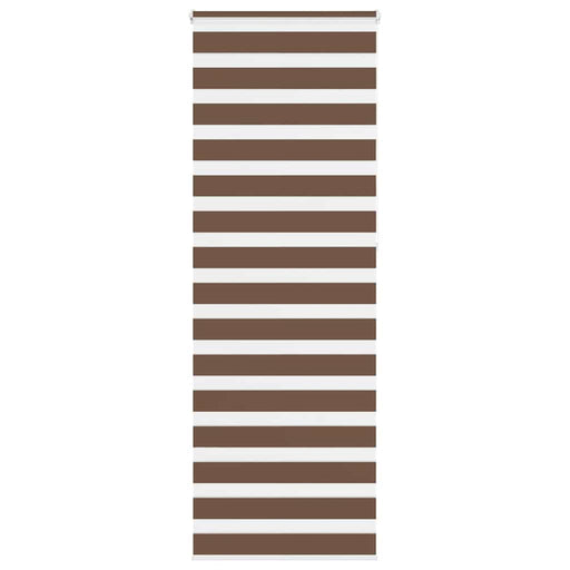 Jaluzea tip zebra maro lățime țesătură 70,9 cm poliester - WALTI WALTI