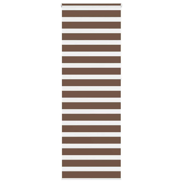 Jaluzea tip zebra maro lățime țesătură 70,9 cm poliester - WALTI WALTI