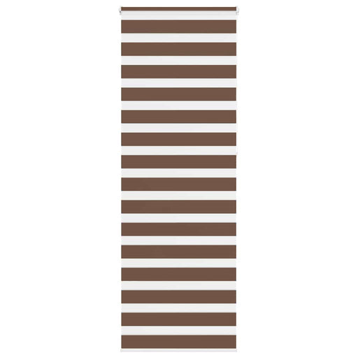 Jaluzea tip zebra maro lățime țesătură 75,9 cm poliester - WALTI WALTI