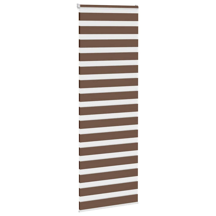 Jaluzea tip zebra maro lățime țesătură 80,9 cm poliester - WALTI WALTI