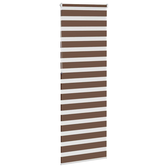 Jaluzea tip zebra maro lățime țesătură 80,9 cm poliester - WALTI WALTI