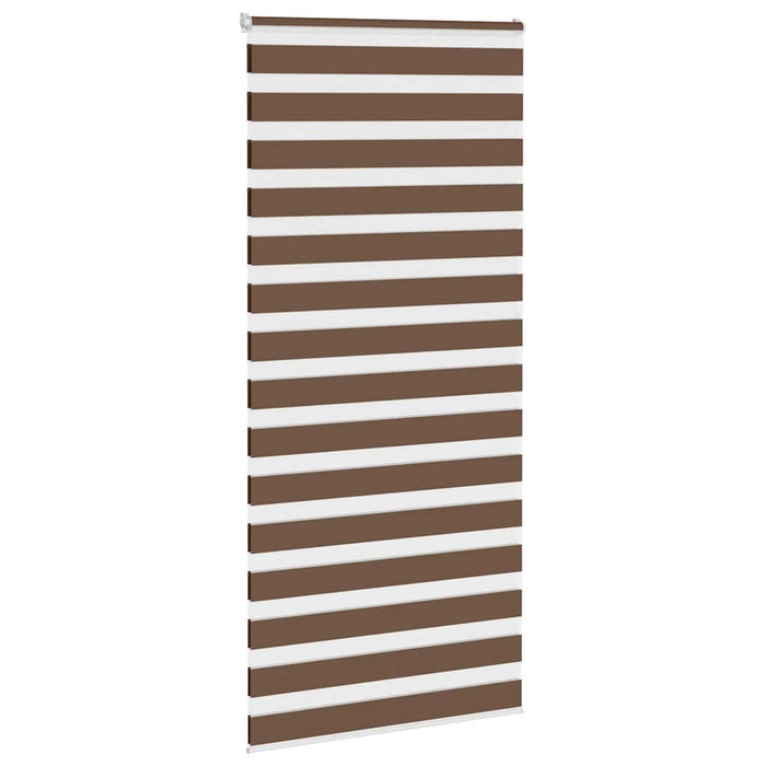 Jaluzea tip zebra maro lățime țesătură 100,9 cm poliester - WALTI WALTI