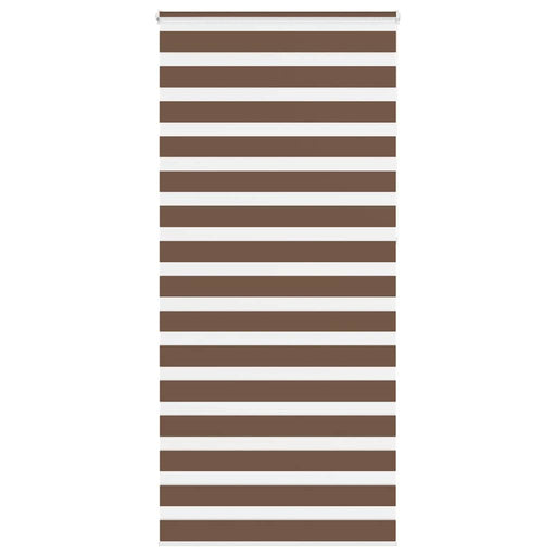 Jaluzea tip zebra maro lățime țesătură 105,9 cm poliester - WALTI WALTI