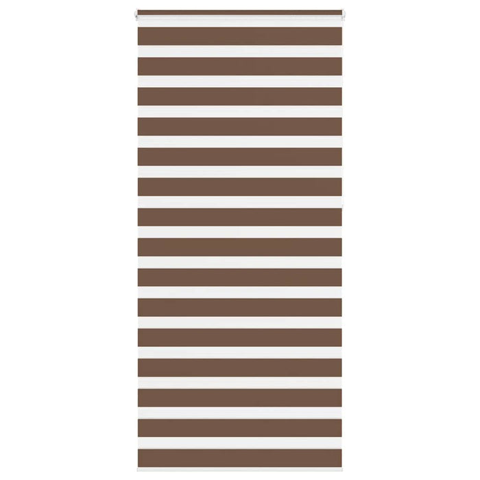 Jaluzea tip zebra maro lățime țesătură 105,9 cm poliester - WALTI WALTI
