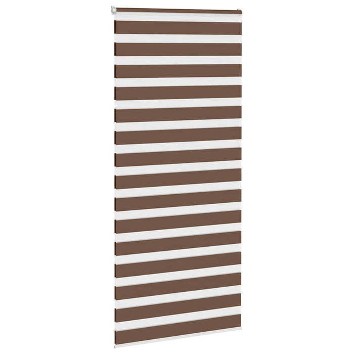 Jaluzea tip zebra maro lățime țesătură 105,9 cm poliester - WALTI WALTI