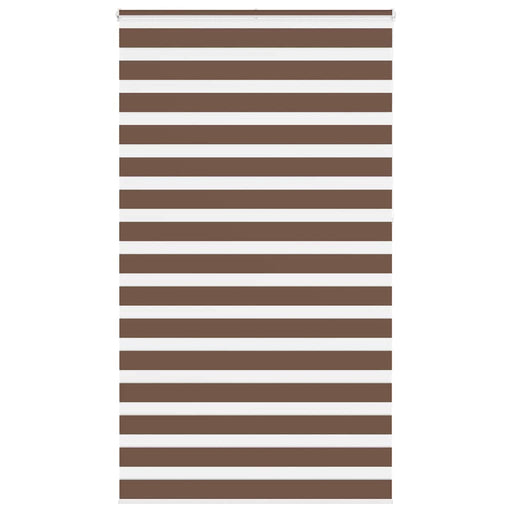 Jaluzea tip zebra maro lățime țesătură 120,9 cm poliester - WALTI WALTI