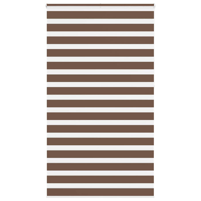Jaluzea tip zebra maro lățime țesătură 125,9 cm poliester - WALTI WALTI