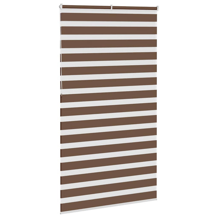 Jaluzea tip zebra maro lățime țesătură 130,9 cm poliester - WALTI WALTI