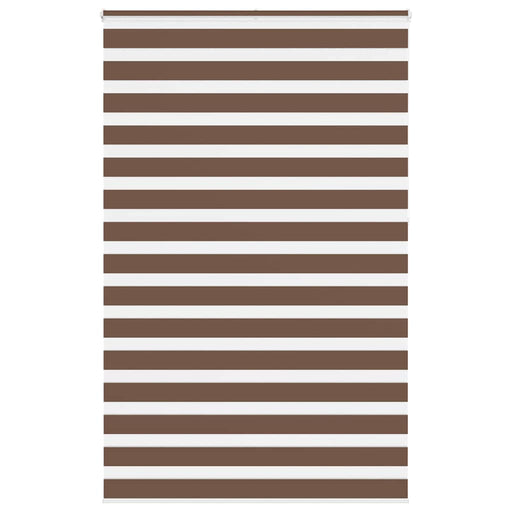 Jaluzea tip zebra maro lățime țesătură 135,9 cm poliester - WALTI WALTI