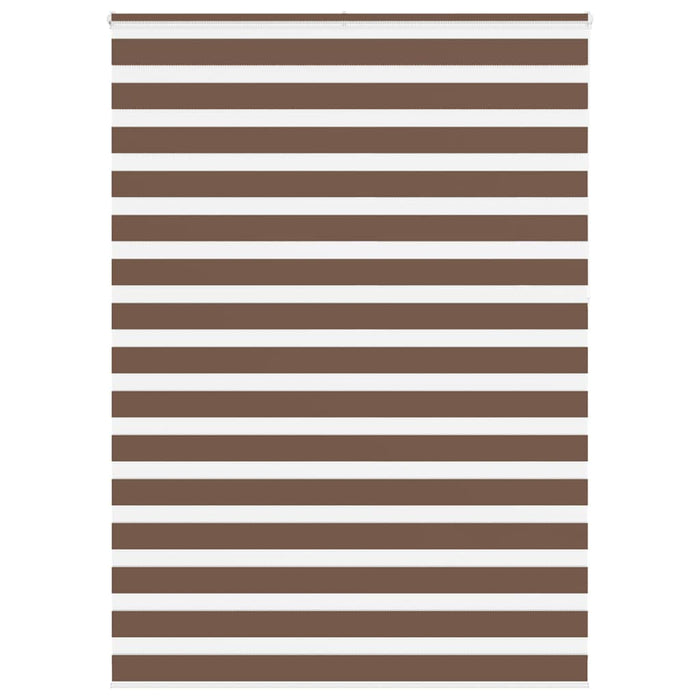 Jaluzea tip zebra maro lățime țesătură 160,9 cm poliester - WALTI WALTI