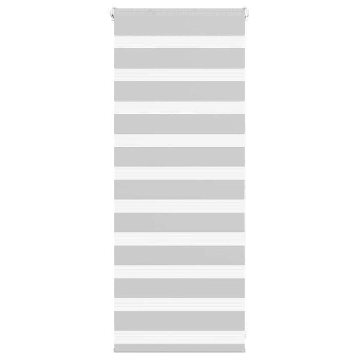 Jaluzea tip zebra gri deschis lățime țesătură 60,9 cm poliester - WALTI WALTI