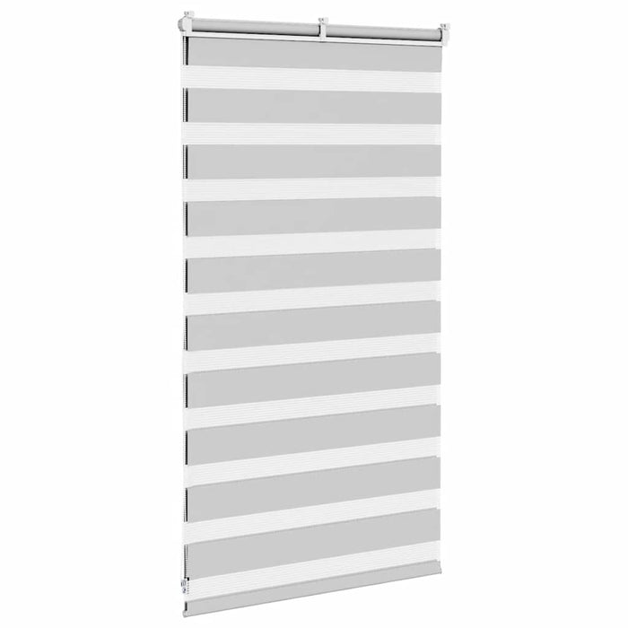 Jaluzea tip zebra gri deschis lățime țesătură 85,9 cm poliester - WALTI WALTI