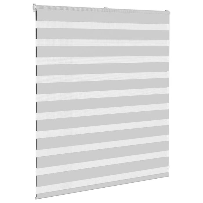 Jaluzea tip zebra gri deschis lățime țesătură 130,9cm poliester - WALTI WALTI