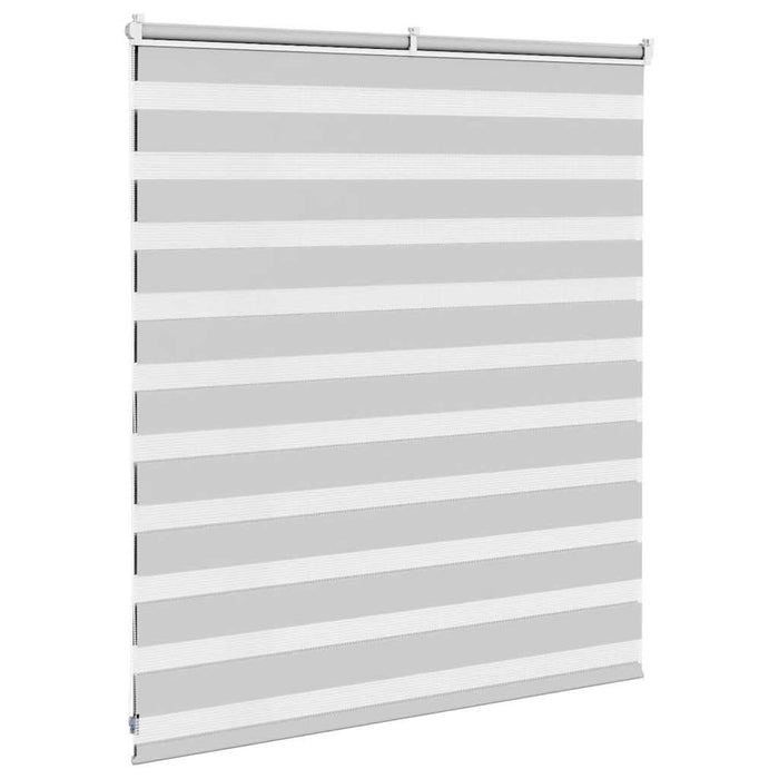 Jaluzea tip zebra gri deschis lățime țesătură 130,9cm poliester - WALTI WALTI