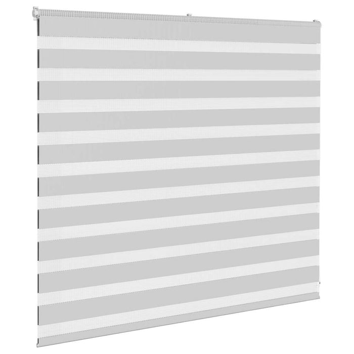 Jaluzea tip zebra gri deschis lățime țesătură 160,9cm poliester - WALTI WALTI