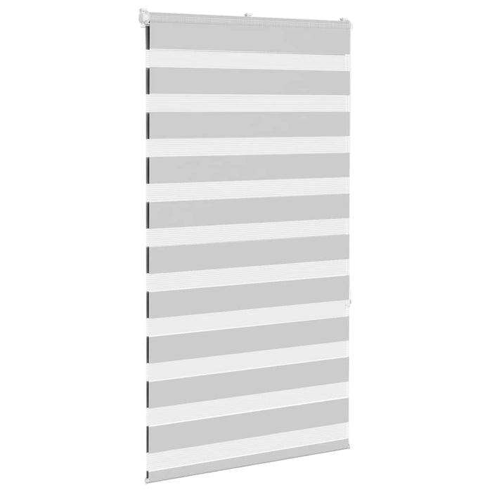 Jaluzea tip zebra gri deschis lățime țesătură 70,9 cm poliester - WALTI WALTI