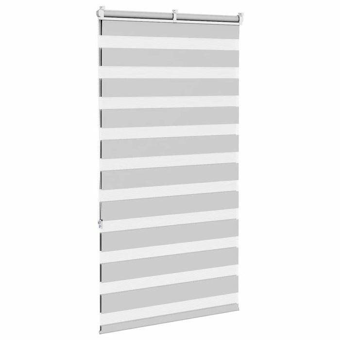 Jaluzea tip zebra gri deschis lățime țesătură 70,9 cm poliester - WALTI WALTI