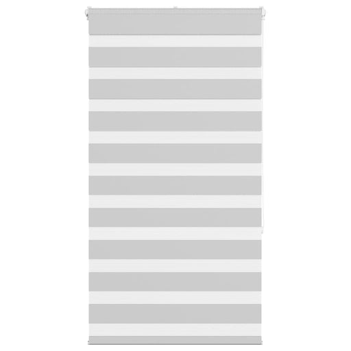 Jaluzea tip zebra gri deschis lățime țesătură 75,9 cm poliester - WALTI WALTI