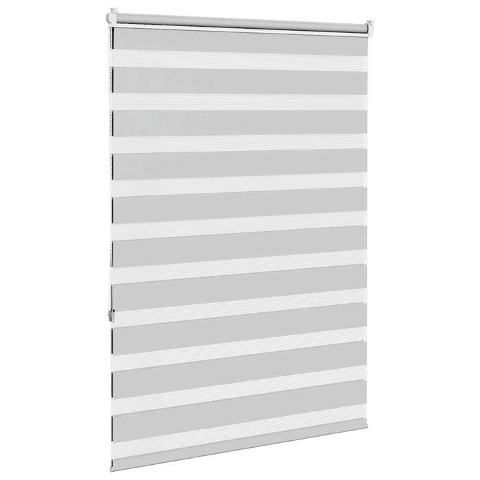 Jaluzea tip zebra gri deschis lățime țesătură 100,9cm poliester - WALTI WALTI