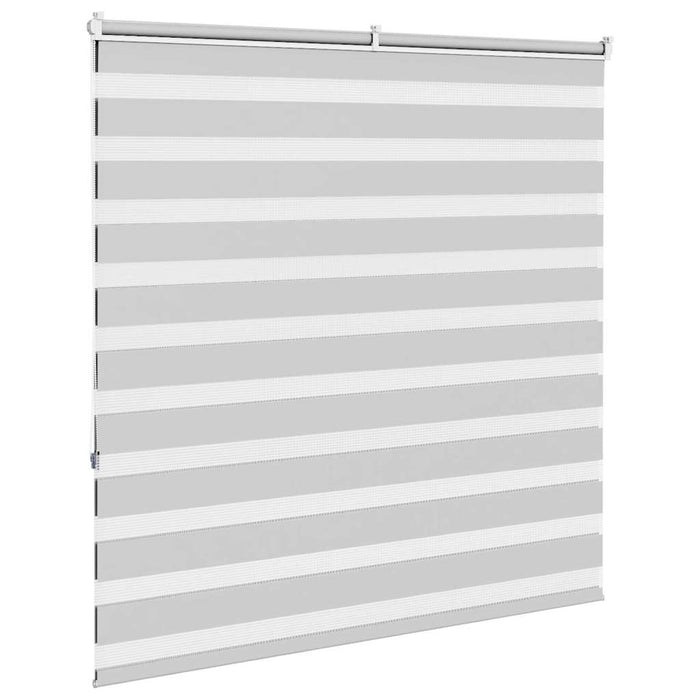 Jaluzea tip zebra gri deschis lățime țesătură 135,9cm poliester - WALTI WALTI