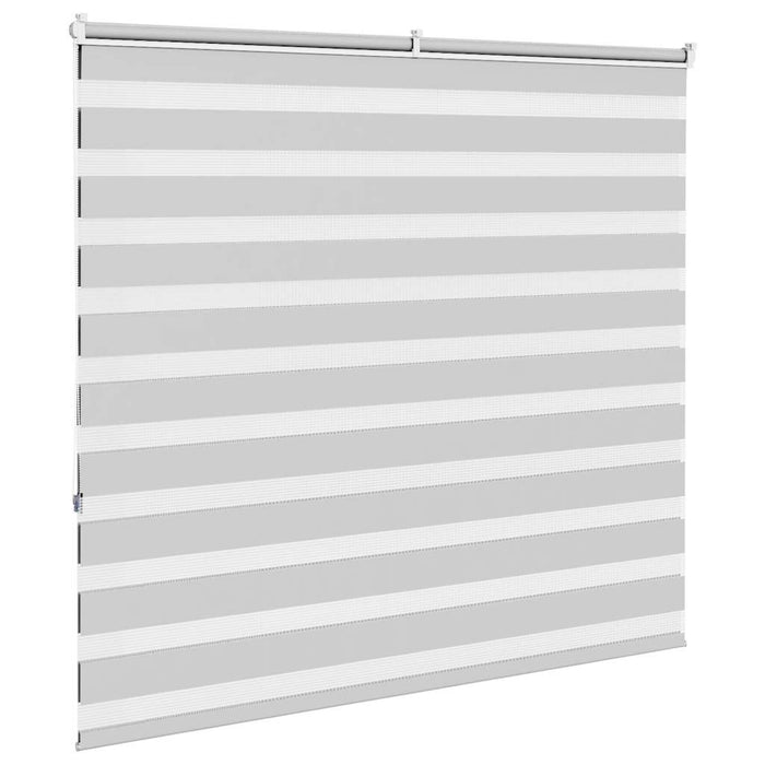 Jaluzea tip zebra gri deschis lățime țesătură 150,9cm poliester - WALTI WALTI