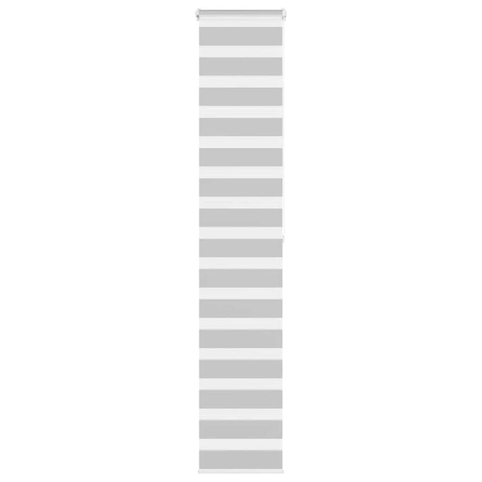 Jaluzea tip zebra gri deschis lățime țesătură 45,9 cm poliester - WALTI WALTI