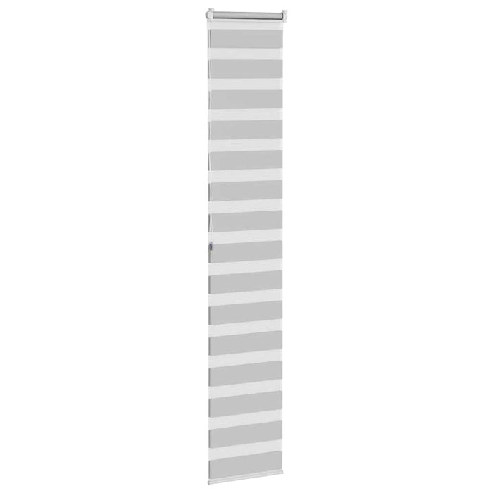 Jaluzea tip zebra gri deschis lățime țesătură 45,9 cm poliester - WALTI WALTI