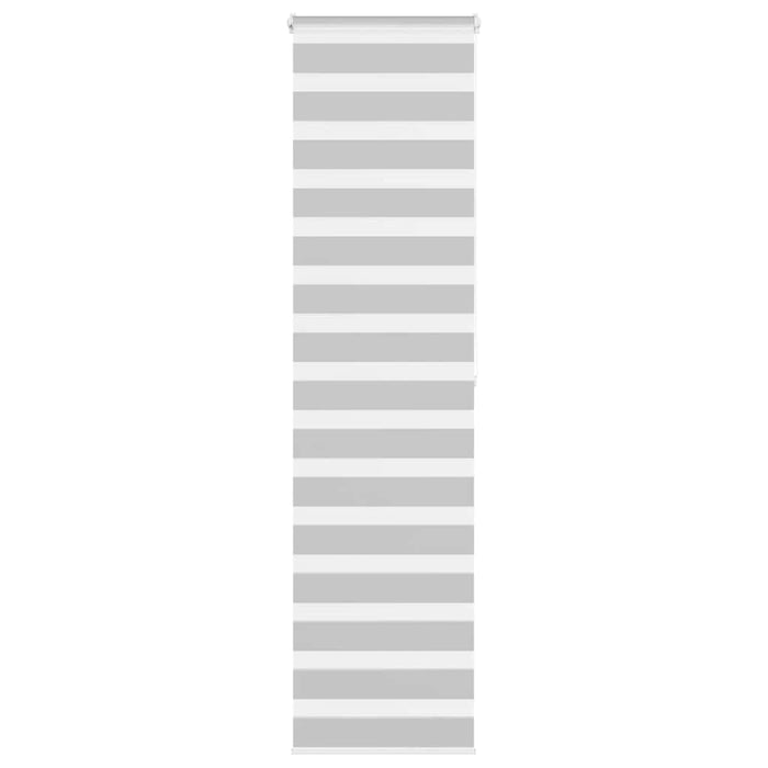 Jaluzea tip zebra gri deschis lățime țesătură 55,9 cm poliester - WALTI WALTI