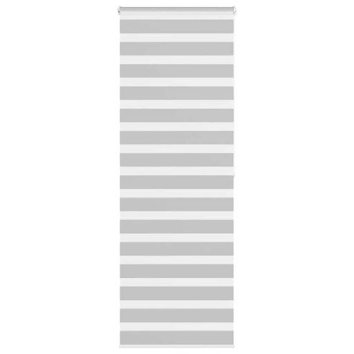 Jaluzea tip zebra gri deschis lățime țesătură 70,9 cm poliester - WALTI WALTI