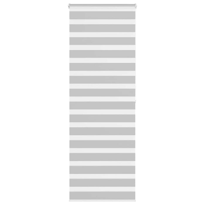 Jaluzea tip zebra gri deschis lățime țesătură 75,9 cm poliester - WALTI WALTI
