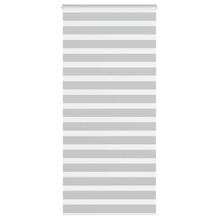 Jaluzea tip zebra gri deschis lățime țesătură 105,9cm poliester - WALTI WALTI