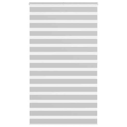 Jaluzea tip zebra gri deschis lățime țesătură 125,9cm poliester - WALTI WALTI