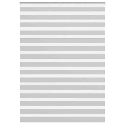 Jaluzea tip zebra gri deschis lățime țesătură 155,9cm poliester - WALTI WALTI