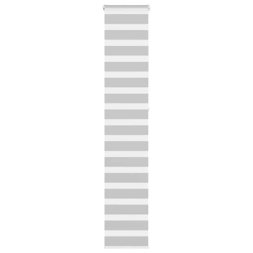 Jaluzea tip zebra gri deschis lățime țesătură 35,9 cm poliester - WALTI WALTI