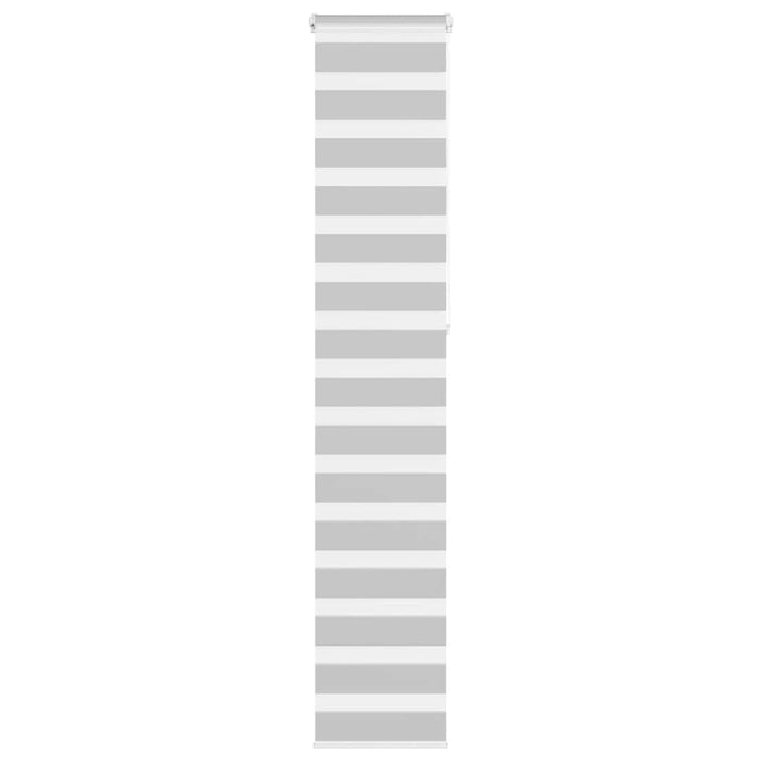 Jaluzea tip zebra gri deschis lățime țesătură 35,9 cm poliester - WALTI WALTI