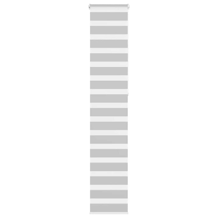 Jaluzea tip zebra gri deschis lățime țesătură 40,9 cm poliester - WALTI WALTI