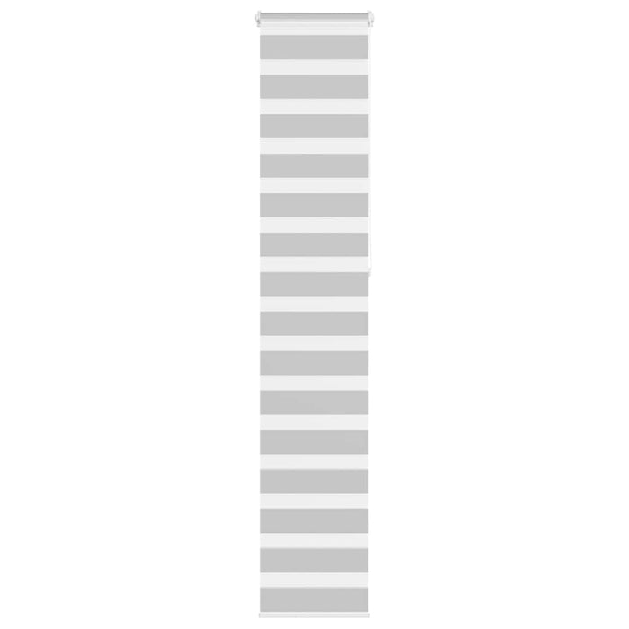 Jaluzea tip zebra gri deschis lățime țesătură 45,9 cm poliester - WALTI WALTI