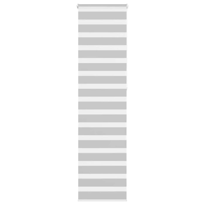 Jaluzea tip zebra gri deschis lățime țesătură 55,9 cm poliester - WALTI WALTI
