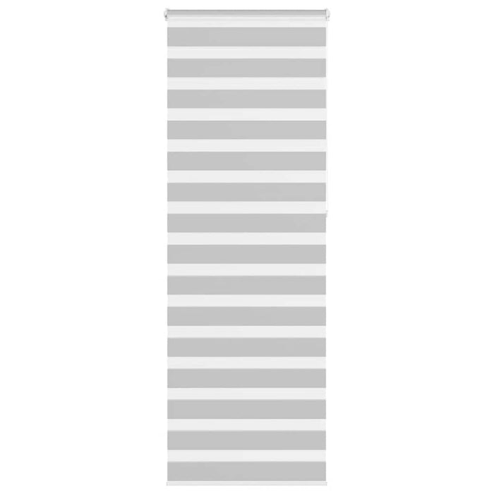 Jaluzea tip zebra gri deschis lățime țesătură 85,9 cm poliester - WALTI WALTI