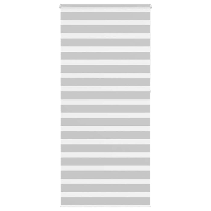 Jaluzea tip zebra gri deschis lățime țesătură 105,9cm poliester - WALTI WALTI