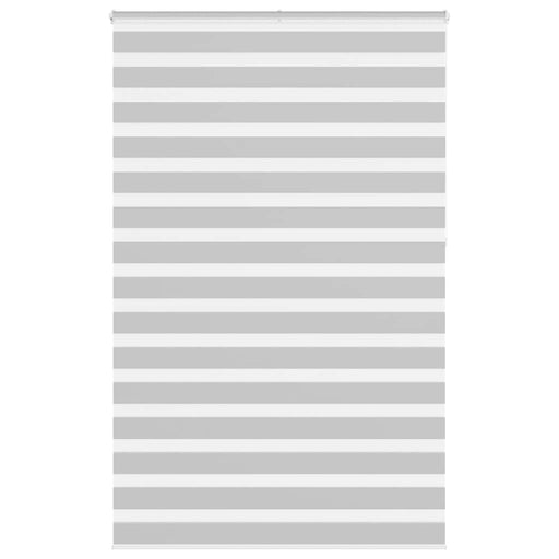 Jaluzea tip zebra gri deschis lățime țesătură 140,9cm poliester - WALTI WALTI
