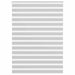 Jaluzea tip zebra gri deschis lățime țesătură 160,9cm poliester - WALTI WALTI