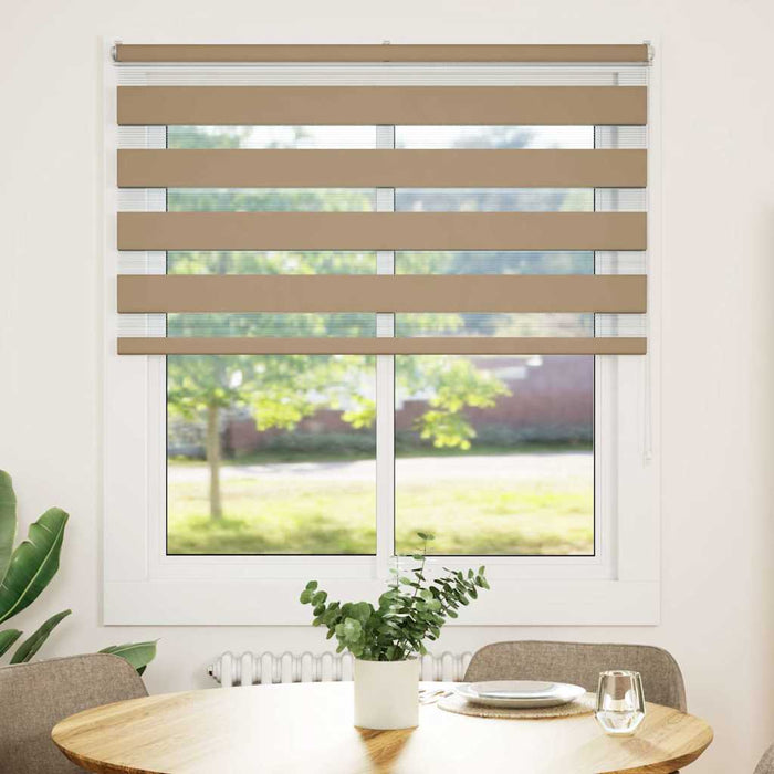 Jaluzea tip zebra 130x150 cm lățime țesătură 125,9 cm poliester - WALTI WALTI