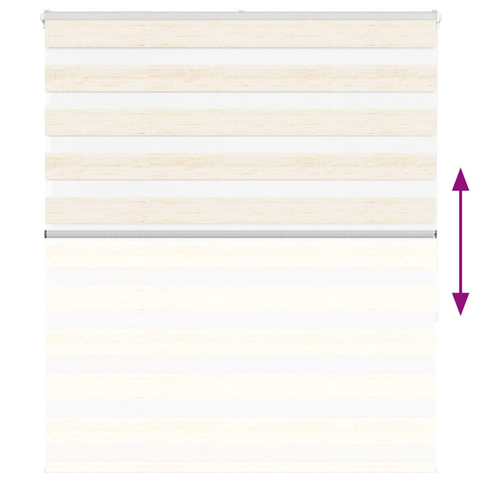 Jaluzea tip zebra 120x150 cm lățime țesătură 115,9 cm poliester - WALTI WALTI
