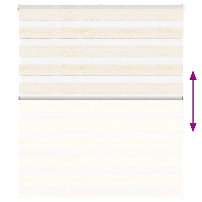 Jaluzea tip zebra 130x150 cm lățime țesătură 125,9 cm poliester - WALTI WALTI