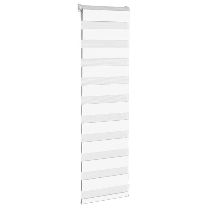 Jaluzea tip zebra alb lățime țesătură 35,9 cm poliester - WALTI WALTI