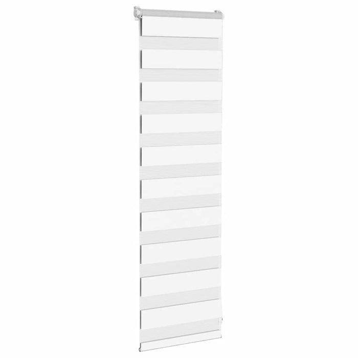 Jaluzea tip zebra alb lățime țesătură 40,9 cm poliester - WALTI WALTI
